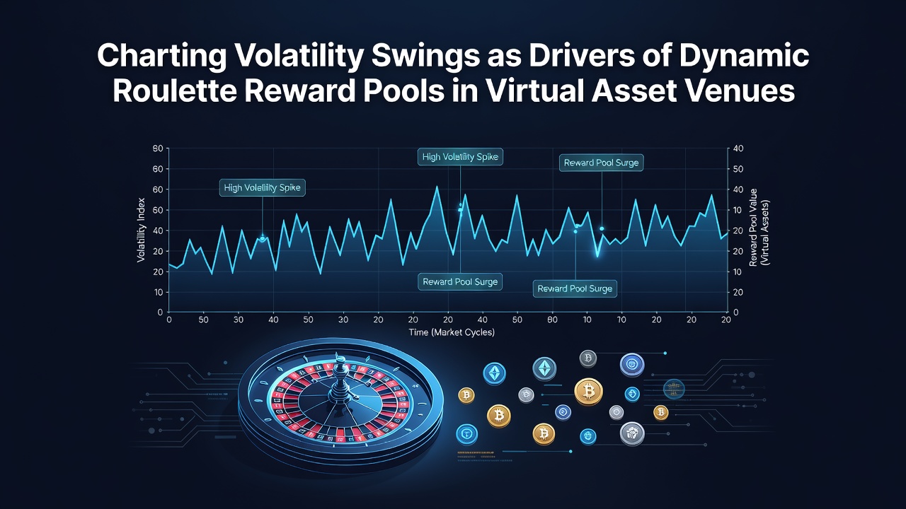 Chart mit Volatilitätskurven und dynamischen Belohnungsanpassungen in virtuellen Roulette-Venues