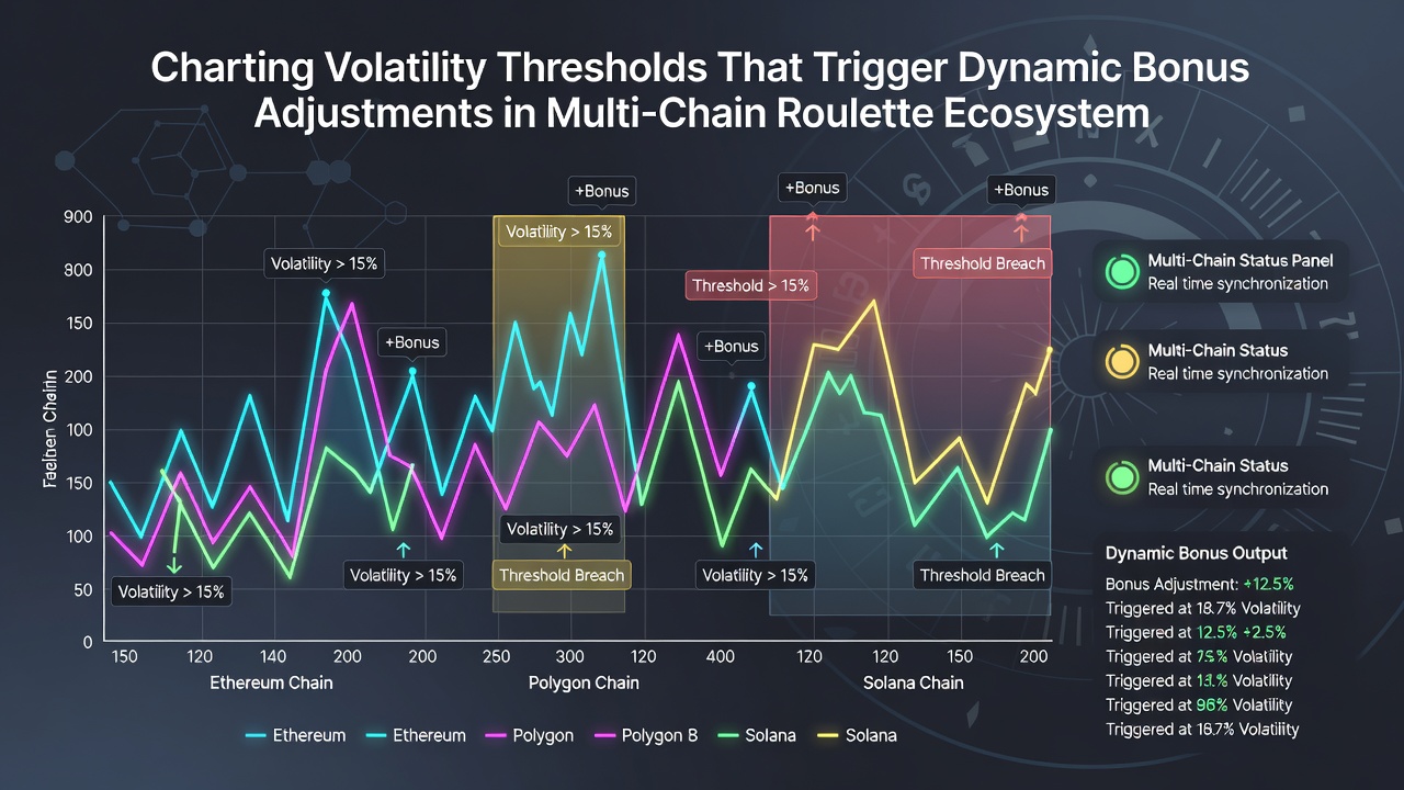 Visualisierung von Multi-Chain-Datenflüssen und Bonus-Triggern