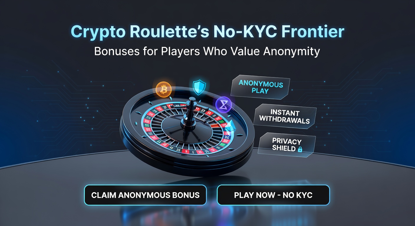 Spieler vor einem Bildschirm mit Crypto-Wallet und Roulette-Tisch, der die nahtlose Anonymität und Bonus-Aktivierung illustriert
