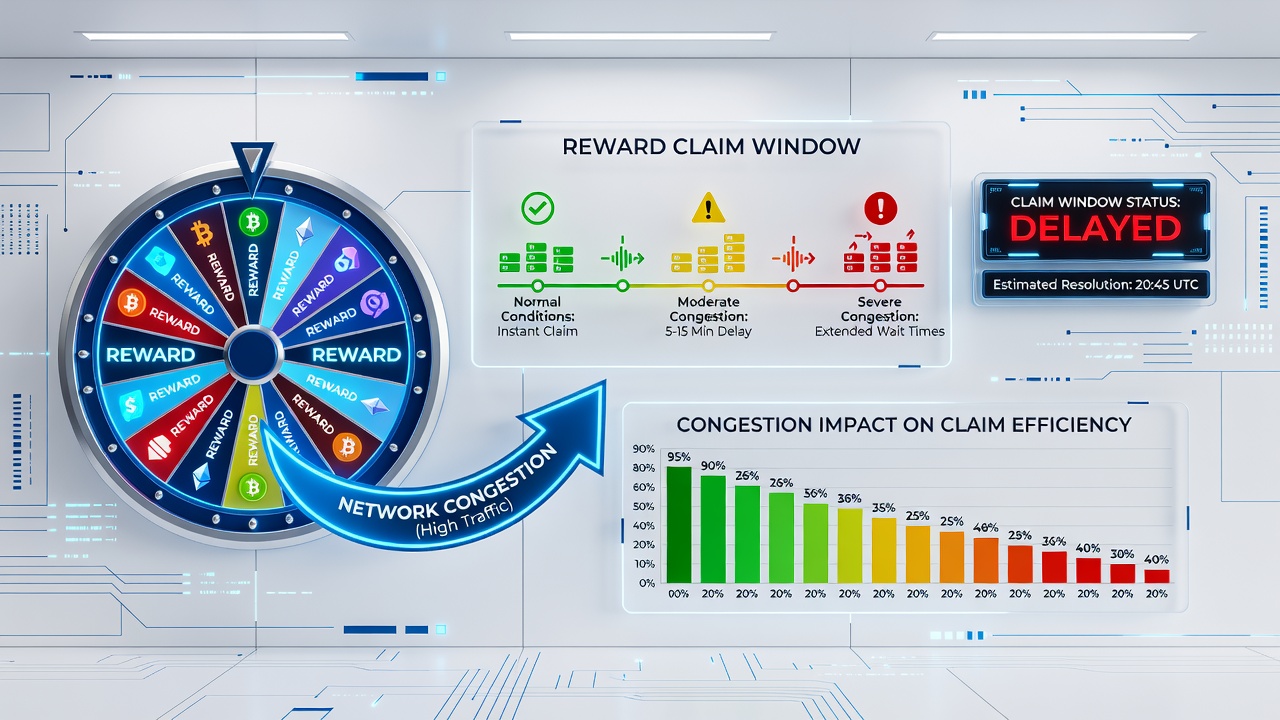 Auswirkungen von Netzwerkstau auf Reward Claims