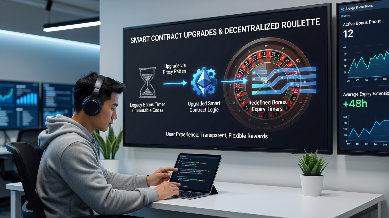Dynamische Bonus-Timer in Blockchain-Roulette