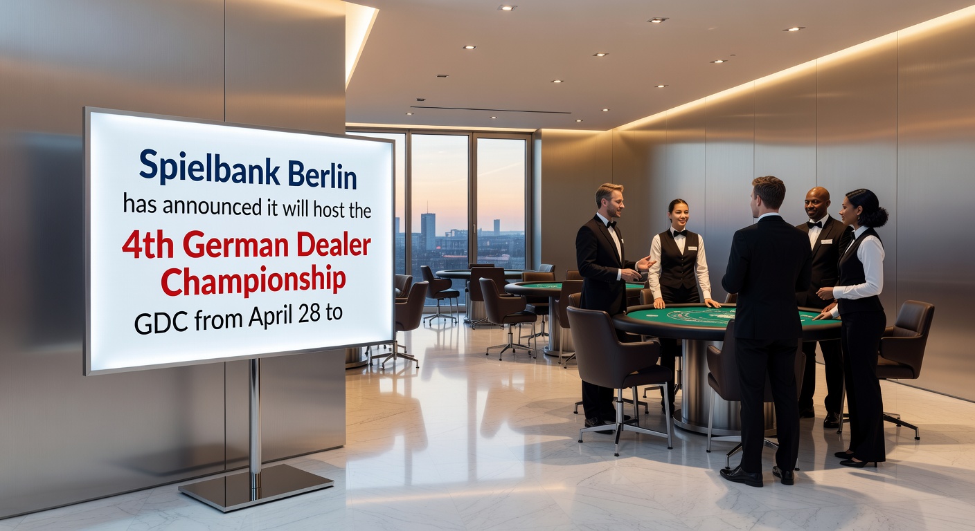 Croupiers bei der Arbeit an einem Roulette-Tisch während einer Dealer Championship, mit präzisem Chip-Stapeln im Fokus