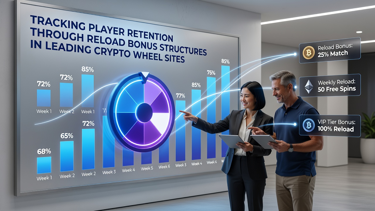 Analyse-Diagramme zur Spielerbindung und Bonus-Performance in dezentralen Wheel-Sites